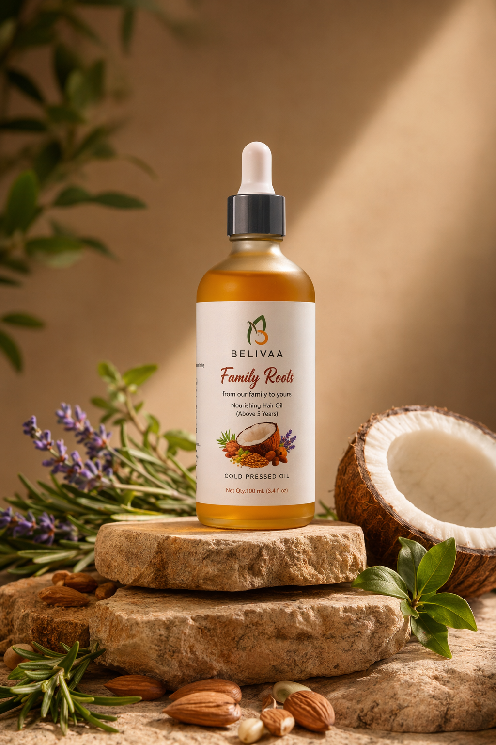 BELIVAA Family Roots – Nourishing Hair Oil (Above 5 Years)