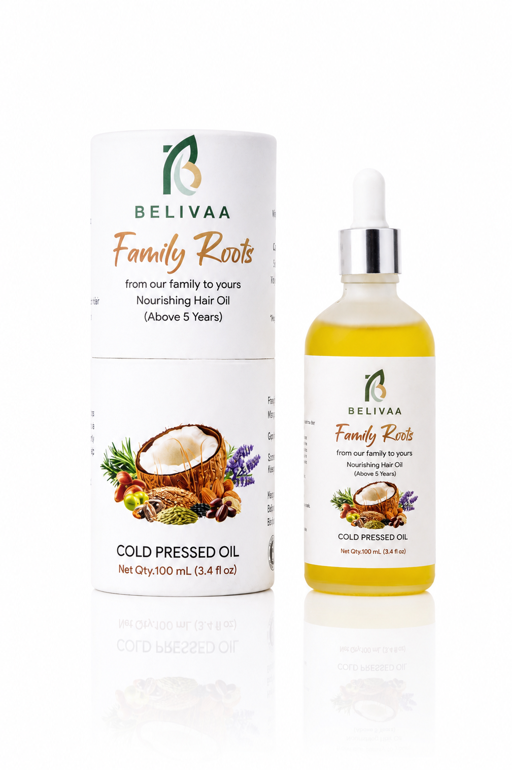 BELIVAA Family Roots – Nourishing Hair Oil (Above 5 Years)