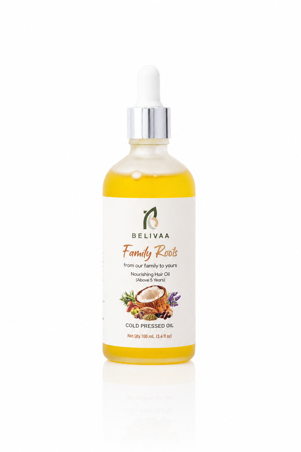 BELIVAA Family Roots – Nourishing Hair Oil (Above 5 Years)